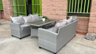 Conjunto de jardín modular gris - Envio gratis