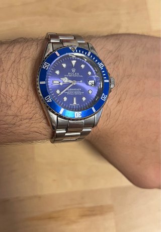 Reloj Rolex Submariner Esfera Azul