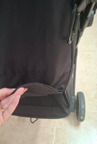 Silla de paseo negra