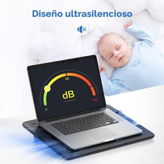 Base Refrigeradora TECKNET para Laptops 12-17