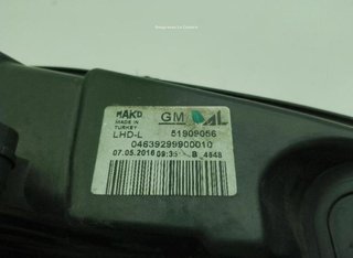 Faro izq opel 23159822 95526869, 51909056 combo