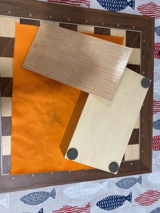 Ajedrez Staunton N.6 Tablero  caja pino piezas