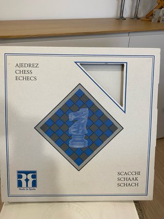 Ajedrez Staunton N.6 Tablero  caja pino piezas