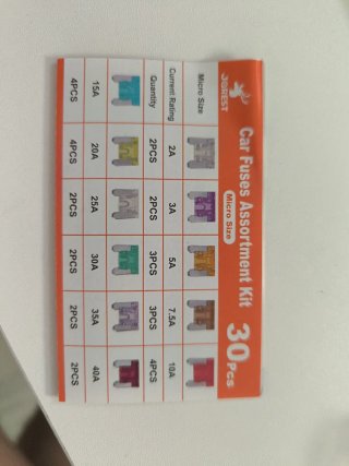 Caja fusibles micro size 30 piezas