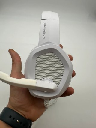 Cuffie Gaming Mars Gaming Bianche con Microfono