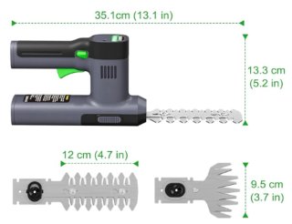 Cortasetos y tijeras de césped WORFCI 12V