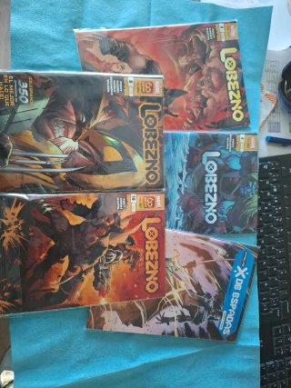Lobezno comics lote de 11 numeros, del 1  al 11.