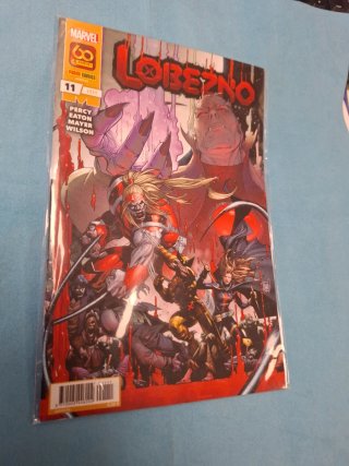 Lobezno comics lote de 11 numeros, del 1  al 11.