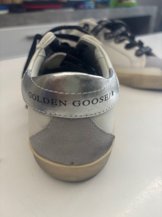 Zapatillas Golden Goose Plata y Blanco