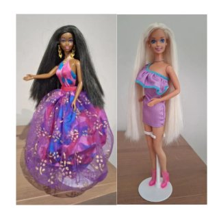 Lote 2 Barbie Vintage: Shani y Barbie