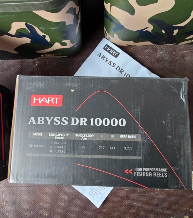 Carrete de pesca HART ABYSS DR 10000