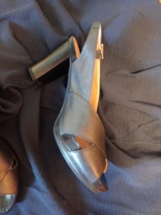 Sandalias Pitillos Talla 37 Slingback Piel