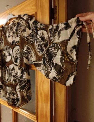 Blusa E&R Estampada Talla M