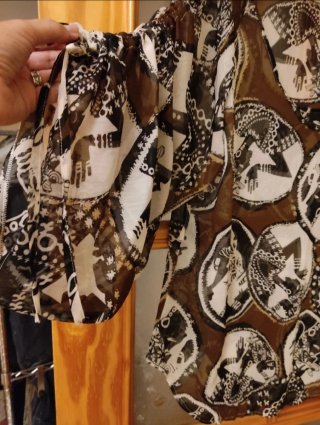 Blusa E&R Estampada Talla M