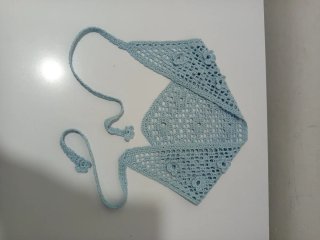 Falda pareo crochet hecho a mano