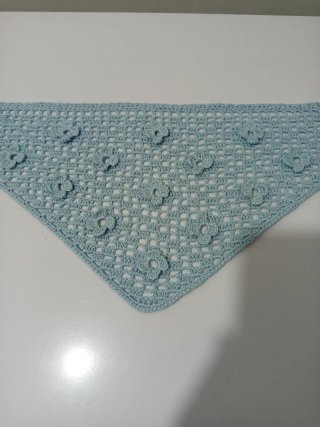 Falda pareo crochet hecho a mano