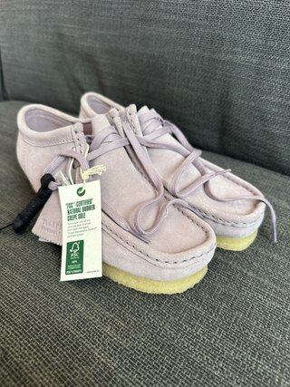 Mocacines Clarks Originals Morados Talla 39.5