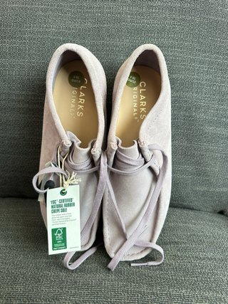 Mocacines Clarks Originals Morados Talla 39.5