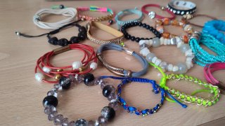 Lote 20 pulseras niña/chica