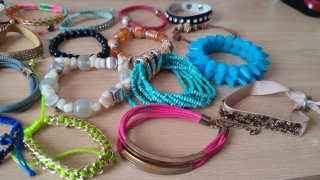 Lote 20 pulseras niña/chica