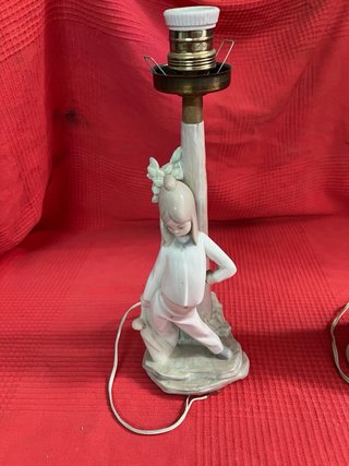 Lámparas de porcelana figuras
