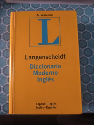 Diccionario moderno langenscheidt español-inglé...