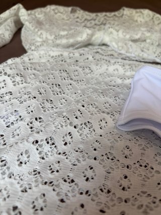 Conjunto bikini y caftán blanco niña ¡A ESTRENAR!