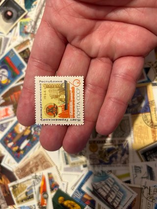 Colección de sellos postales