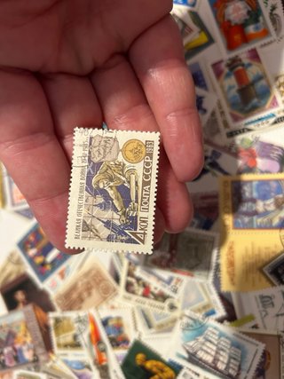 Colección de sellos postales