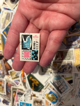Colección de sellos postales