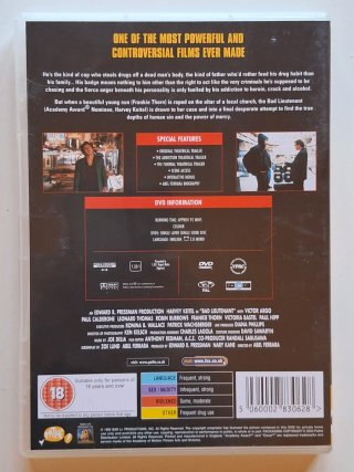 DVD Bad Lieutenant (Inglés)