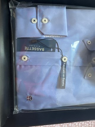 Camisa de vestir BASSETTE azul 3XL