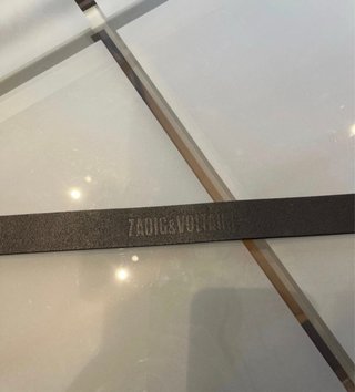 Cinturón Zadig & Voltaire Negro y Dorado
