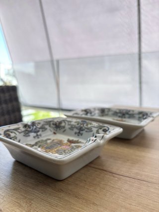 Juego 2 Ceniceros Cerámica