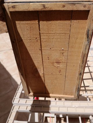 Baúl antiguo madera y metal vintage