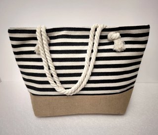 Bolso de playa rayas y estrella