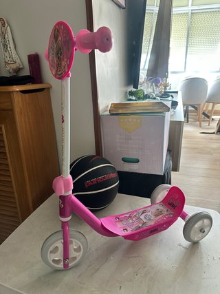 Patinete Barbie 3 Ruedas Rosa