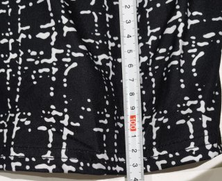Mallas estampadas cuadros blanco y negro