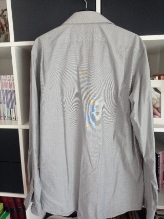 Camisa Ralph Lauren 100 % algodón,Gris Claro
