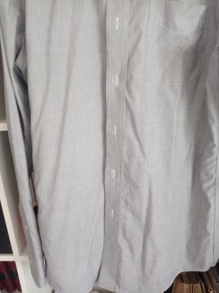 Camisa Ralph Lauren 100 % algodón,Gris Claro