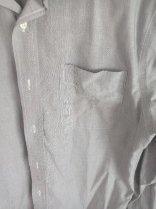 Camisa Ralph Lauren 100 % algodón,Gris Claro