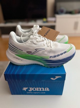 Joma R-2000 Zapatillas Running Blancas y Verdes