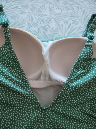 Bañador Caray lunares verde talla única