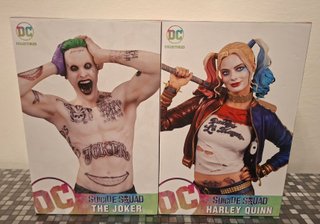 Statua Joker e Harley Quinn da collezione