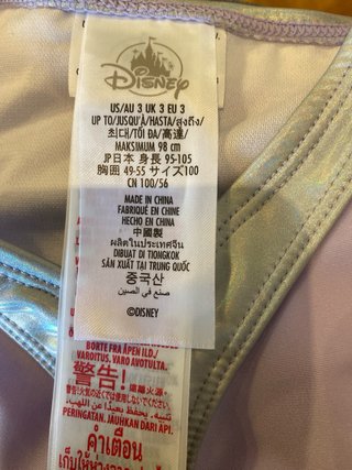 Bañador Sirenita Disney 3 Piezas NUEVO