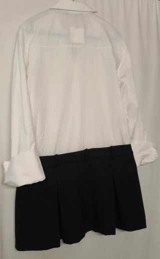 Vestido Zara Camisa y Falda Talla M