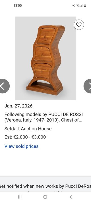 Vitrina Diseñador Pucci De Rossi Años 70,exelente
