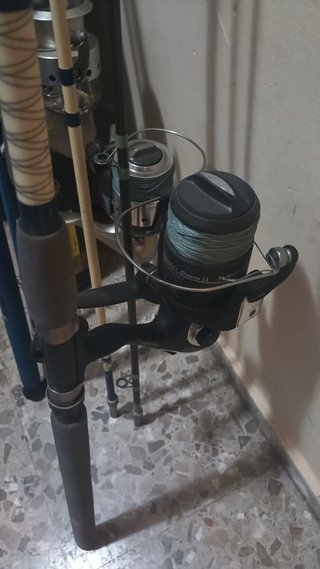 3 cañas de pescar de 2.5 metros