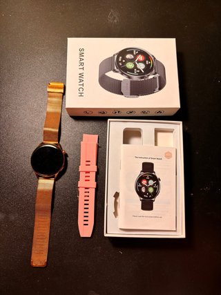 Smart Watch Dorado/Rosa