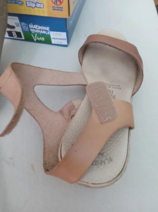 Sandalias cuña LAURA CAÑIZARES marrones talla 38